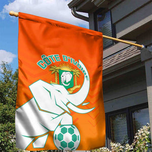 Ivory Coast Football Garden Flag - Go Les Elephants