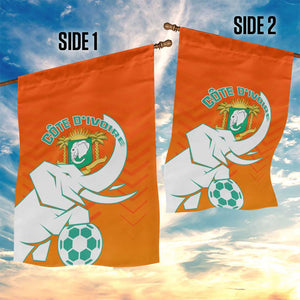 Ivory Coast Football Garden Flag - Go Les Elephants