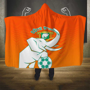 Ivory Coast Football Hooded Blanket - Go Les Elephants