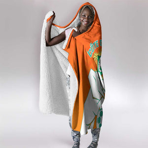 Ivory Coast Football Hooded Blanket - Go Les Elephants