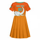 Ivory Coast Football Kid Short Sleeve Dress - Go Les Elephants