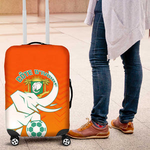 Ivory Coast Football Luggage Cover - Go Les Elephants