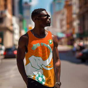 Ivory Coast Football Men Tank Top - Go Les Elephants