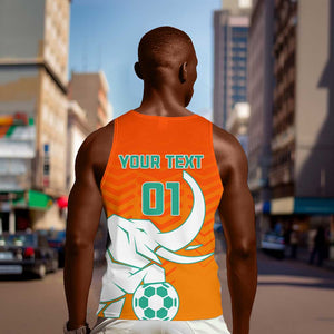 Ivory Coast Football Men Tank Top - Go Les Elephants