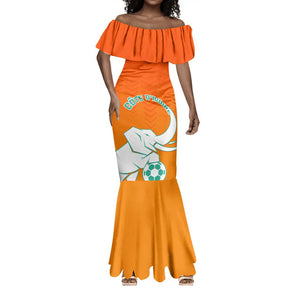 Ivory Coast Football Mermaid Dress - Go Les Elephants