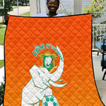 Ivory Coast Football Quilt - Go Les Elephants
