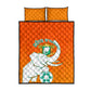 Ivory Coast Football Quilt Bed Set - Go Les Elephants