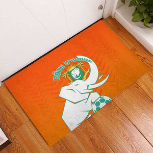 Ivory Coast Football Rubber Doormat - Go Les Elephants