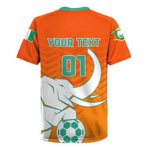 Ivory Coast Football Rugby Jersey - Go Les Elephants