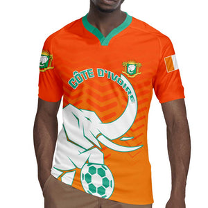 Ivory Coast Football Rugby Jersey - Go Les Elephants