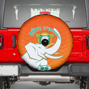 Ivory Coast Football Spare Tire Cover - Go Les Elephants