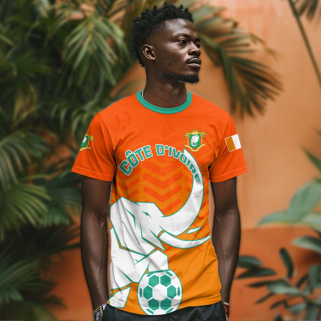 Ivory Coast Football T shirt - Go Les Elephants