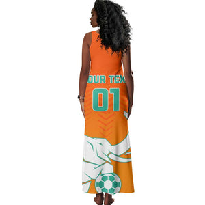 Ivory Coast Football Tank Maxi Dress - Go Les Elephants