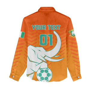 Ivory Coast Football Women Casual Shirt - Go Les Elephants