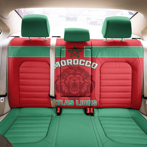 Morocco Football Back Car Seat Cover - Go The Atlas Lions