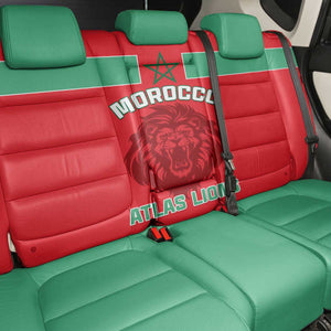 Morocco Football Back Car Seat Cover - Go The Atlas Lions