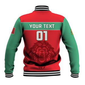 Morocco Football Baseball Jacket - Go The Atlas Lions LT01