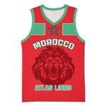 Morocco Football Basketball Jersey - Go The Atlas Lions LT01