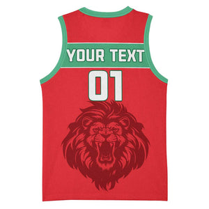 Morocco Football Basketball Jersey - Go The Atlas Lions LT01