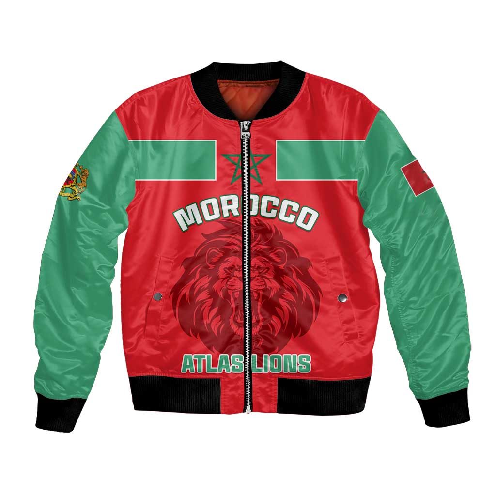 Morocco Football Bomber Jacket - Go The Atlas Lions