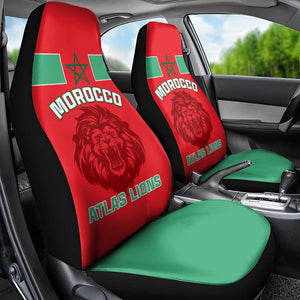 Morocco Football Car Seat Cover - Go The Atlas Lions