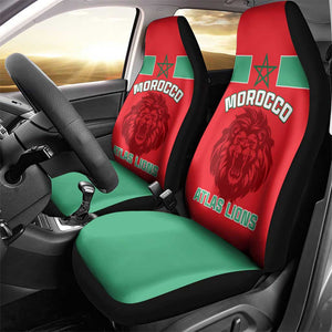 Morocco Football Car Seat Cover - Go The Atlas Lions