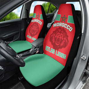 Morocco Football Car Seat Cover - Go The Atlas Lions