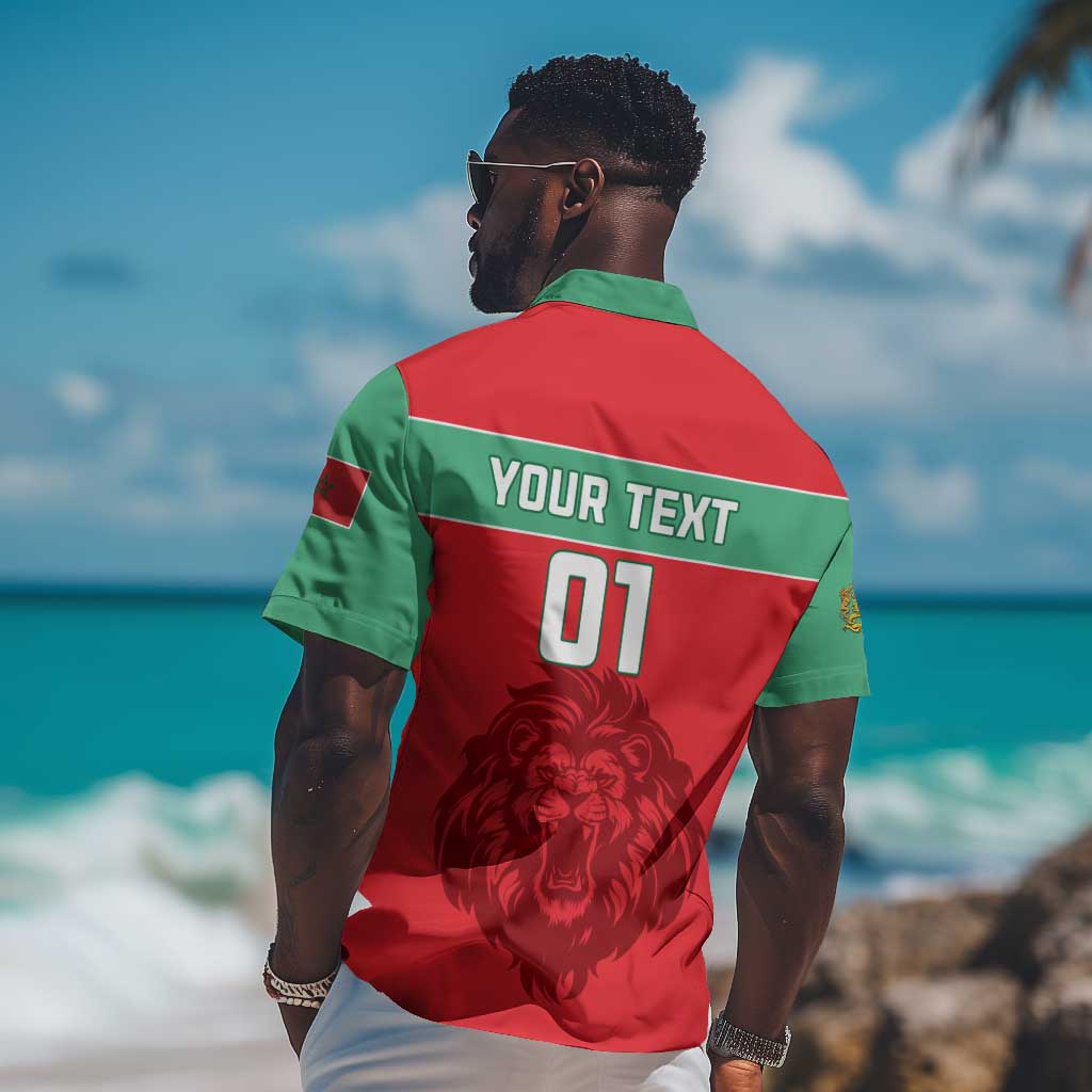 Morocco Football Hawaiian Shirt - Go The Atlas Lions