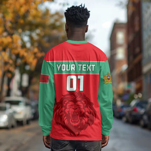 Morocco Football Long Sleeve Shirt - Go The Atlas Lions LT01