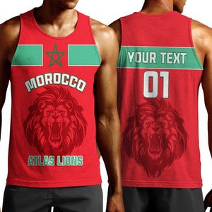 Morocco Football Men Tank Top - Go The Atlas Lions