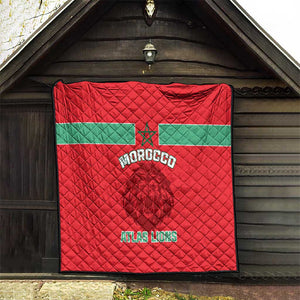 Morocco Football Quilt - Go The Atlas Lions