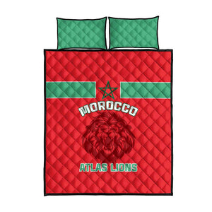 Morocco Football Quilt Bed Set - Go The Atlas Lions