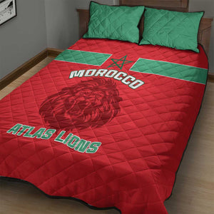 Morocco Football Quilt Bed Set - Go The Atlas Lions