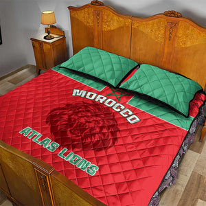 Morocco Football Quilt Bed Set - Go The Atlas Lions