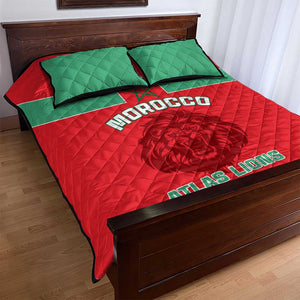 Morocco Football Quilt Bed Set - Go The Atlas Lions