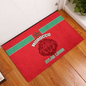 Morocco Football Rubber Doormat - Go The Atlas Lions