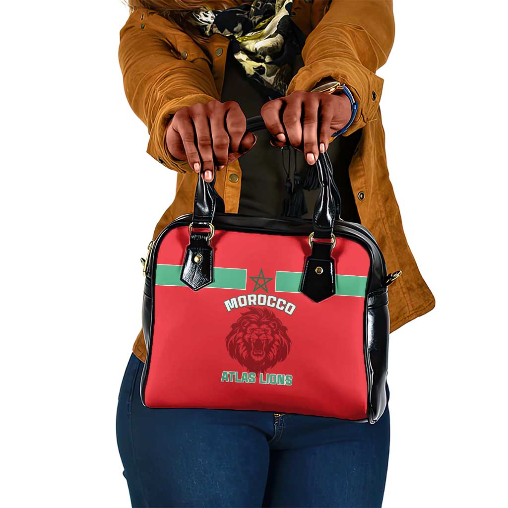 Morocco Football Shoulder Handbag - Go The Atlas Lions