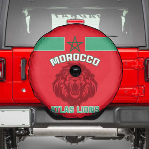 Morocco Football Spare Tire Cover - Go The Atlas Lions