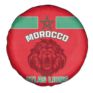 Morocco Football Spare Tire Cover - Go The Atlas Lions