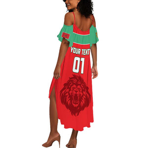 Morocco Football Summer Maxi Dress - Go The Atlas Lions