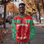 Morocco Football Sweatshirt - Go The Atlas Lions