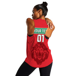 Morocco Football Women Racerback Tank - Go The Atlas Lions