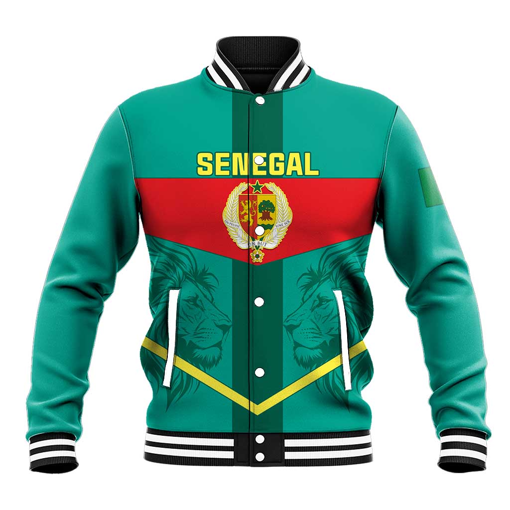 Support the Lions of Teranga - Senegal Football Baseball Jacket LT01