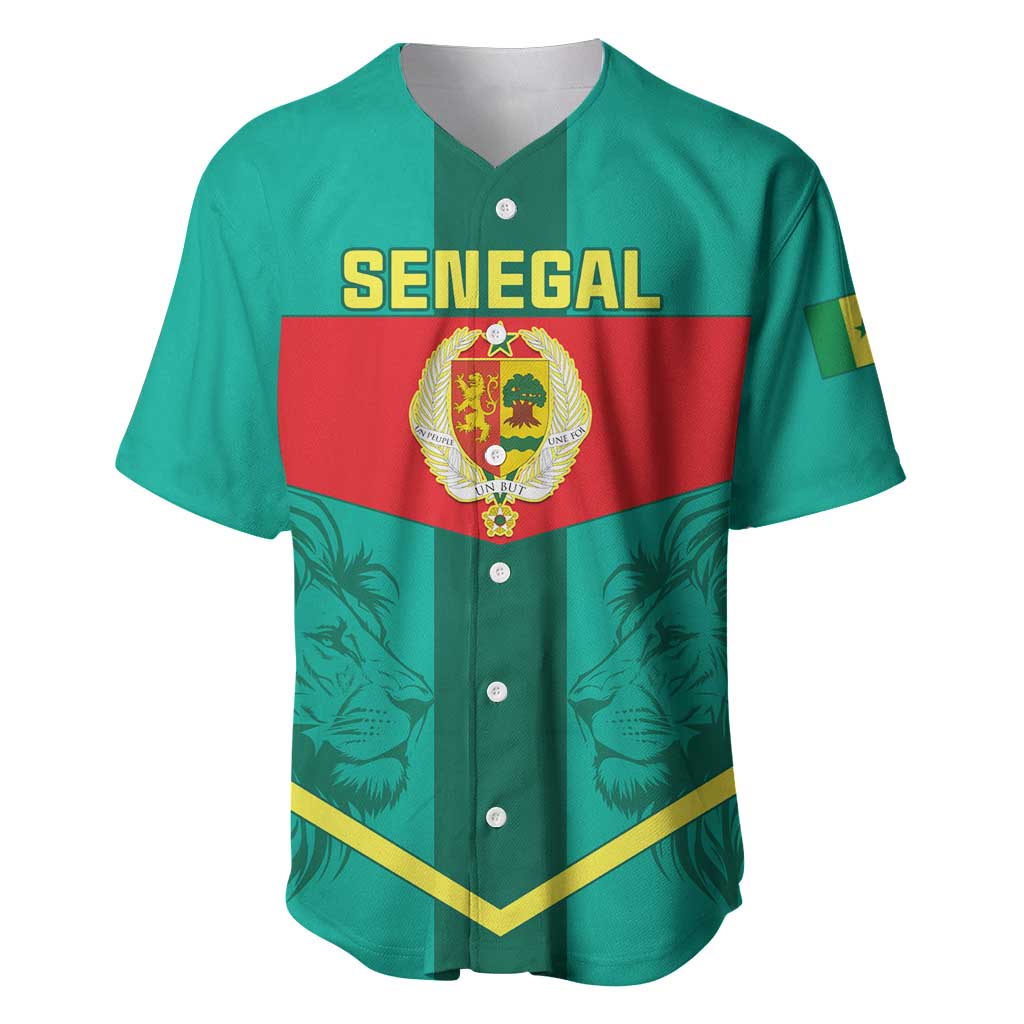 Support the Lions of Teranga - Senegal Football Baseball Jersey