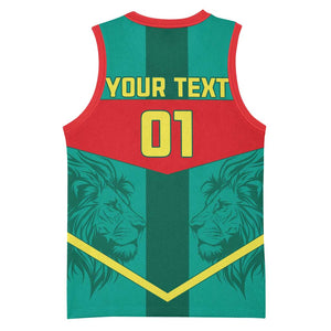 Support the Lions of Teranga - Senegal Football Basketball Jersey LT01