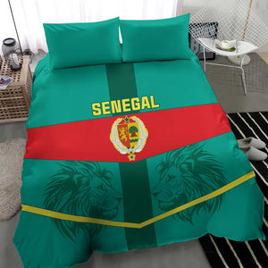 Support the Lions of Teranga - Senegal Football Bedding Set