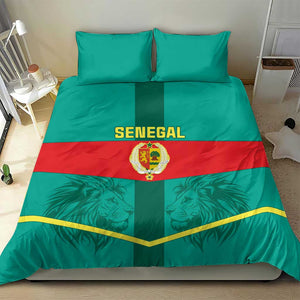 Support the Lions of Teranga - Senegal Football Bedding Set