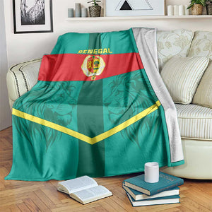 Support the Lions of Teranga - Senegal Football Blanket