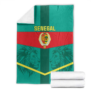 Support the Lions of Teranga - Senegal Football Blanket