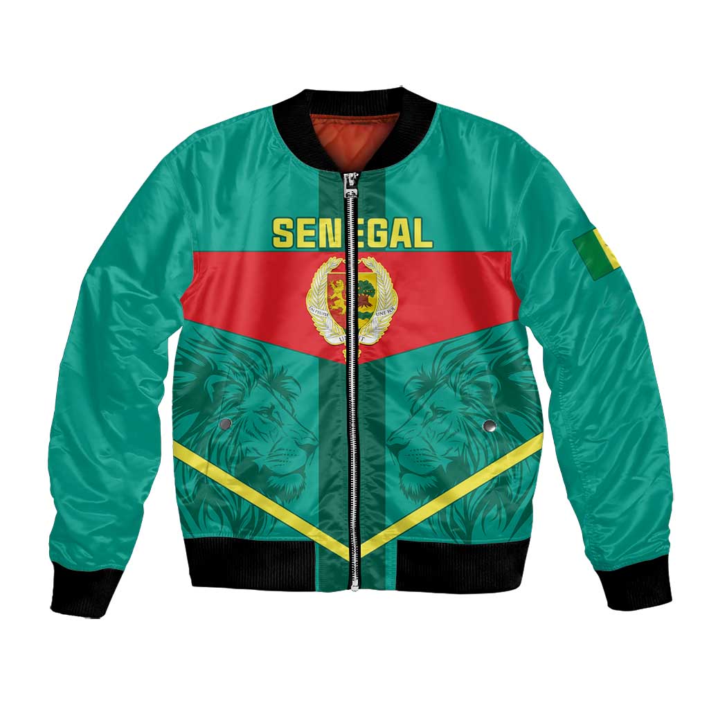 Support the Lions of Teranga - Senegal Football Bomber Jacket